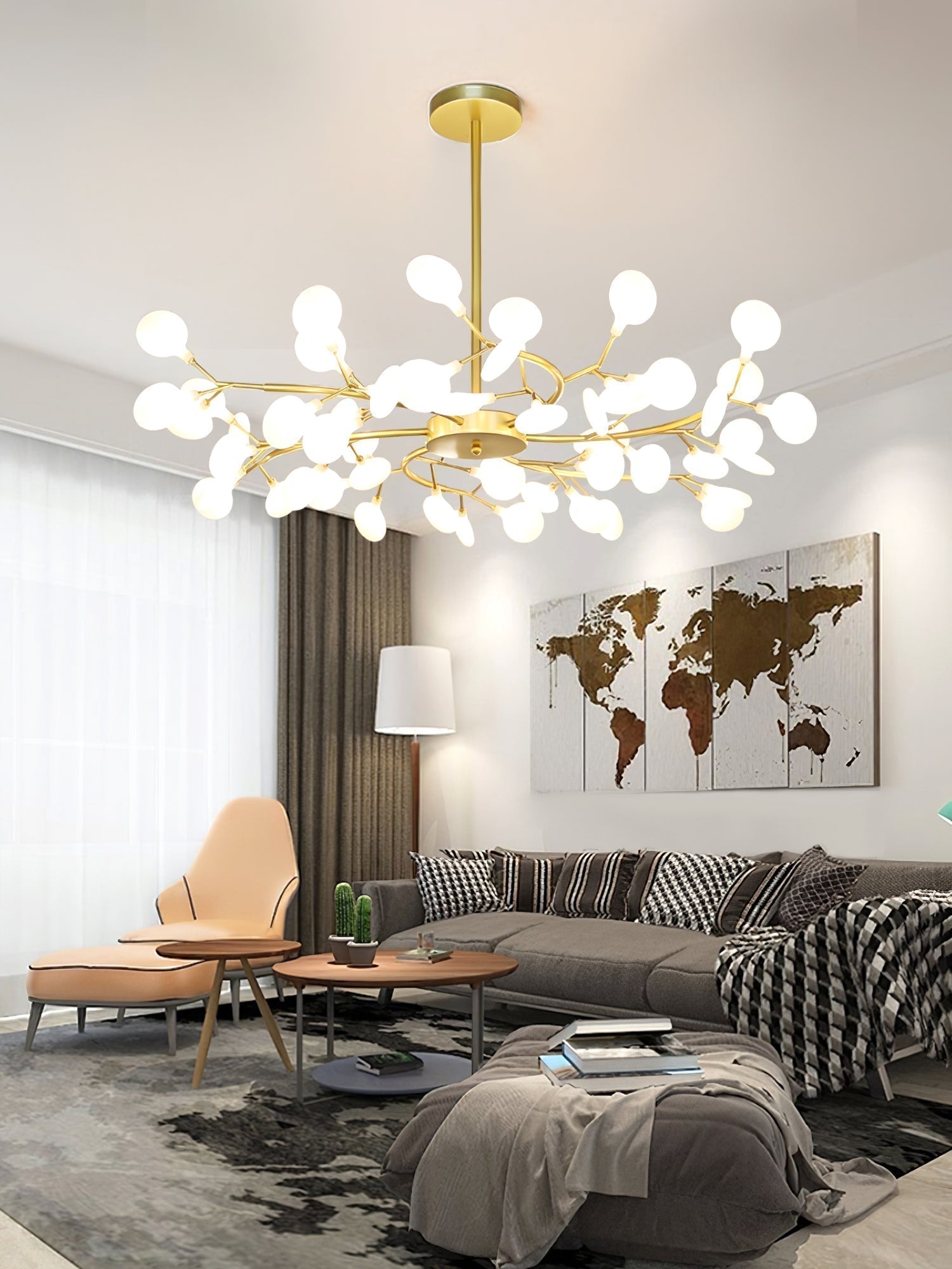 LED Firefly Sputnik Chandelier - Letslighting