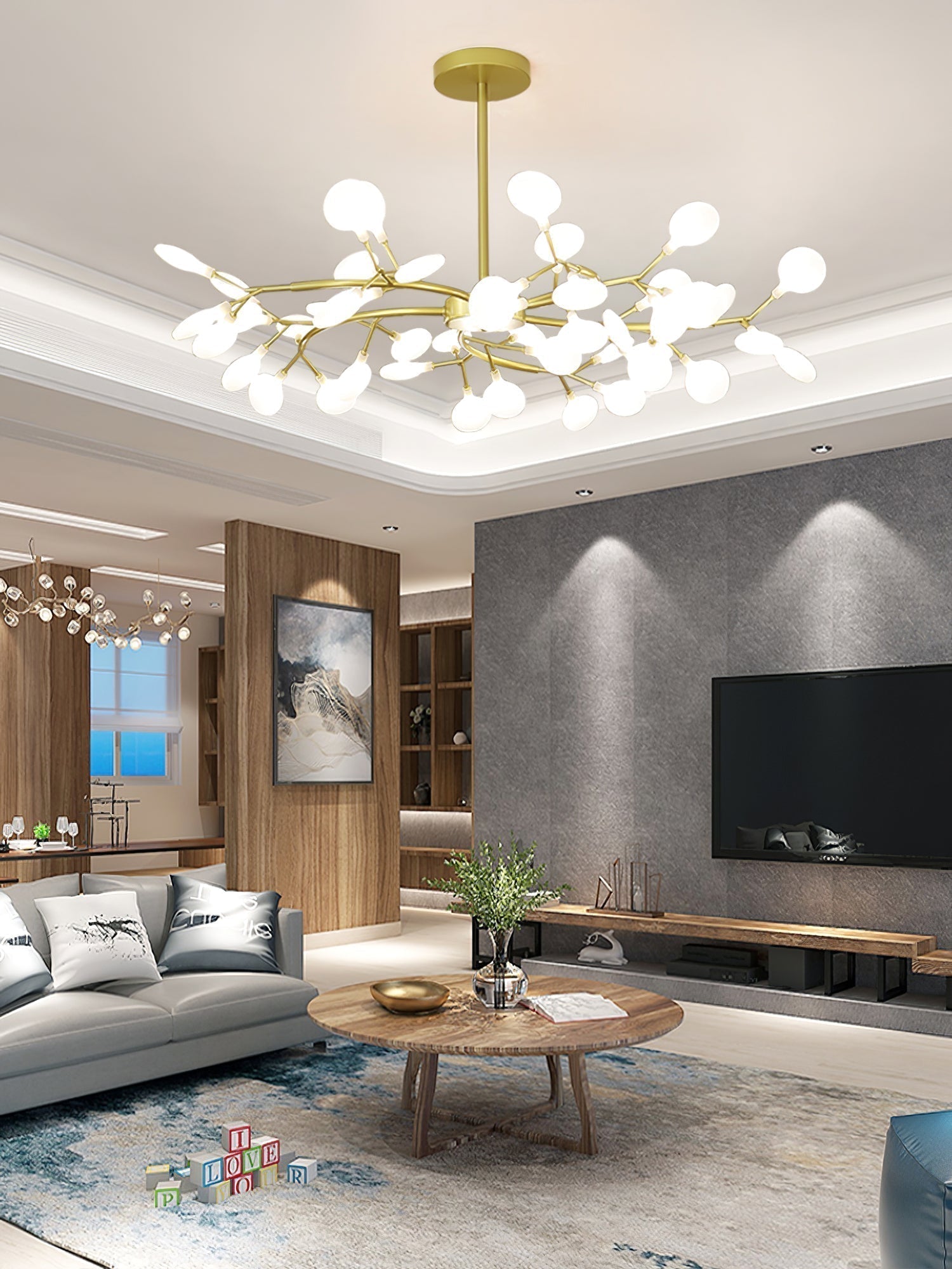 LED Firefly Sputnik Chandelier - Letslighting