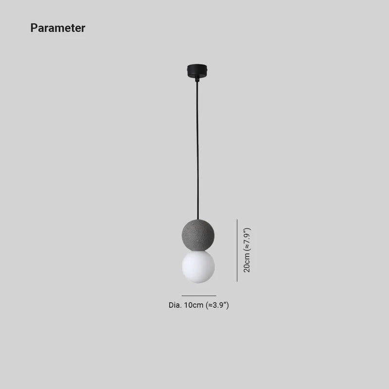 Avi Moderna LED Lámpara Colgante Metal Dormitorio