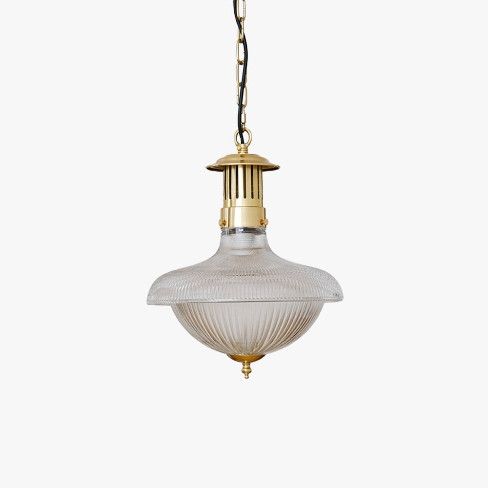 Silva Vintage Industrial LED Lámpara Colgante Metal Vidrio Comedor