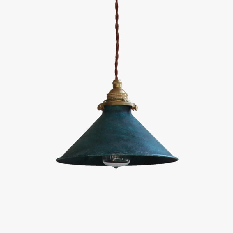 Silva Vintage Rústica Cónico Metal LED Lámpara Colgante