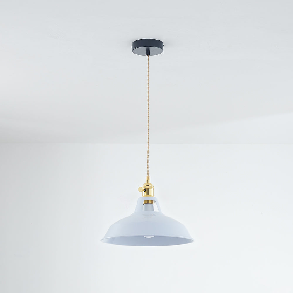 Valentina Nordica Metal LED Lámpara Colgante Negra/Blanca