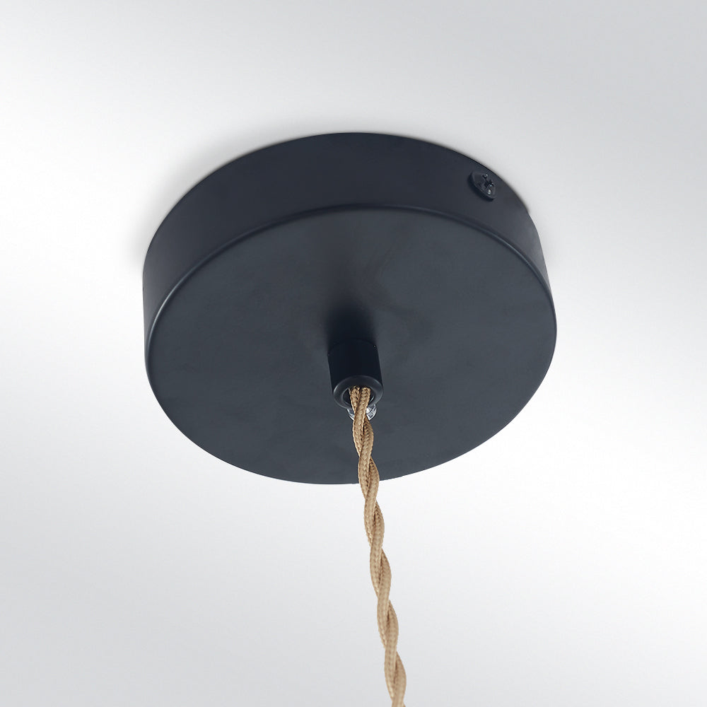 Valentina Nordica Metal LED Lámpara Colgante Negra/Blanca