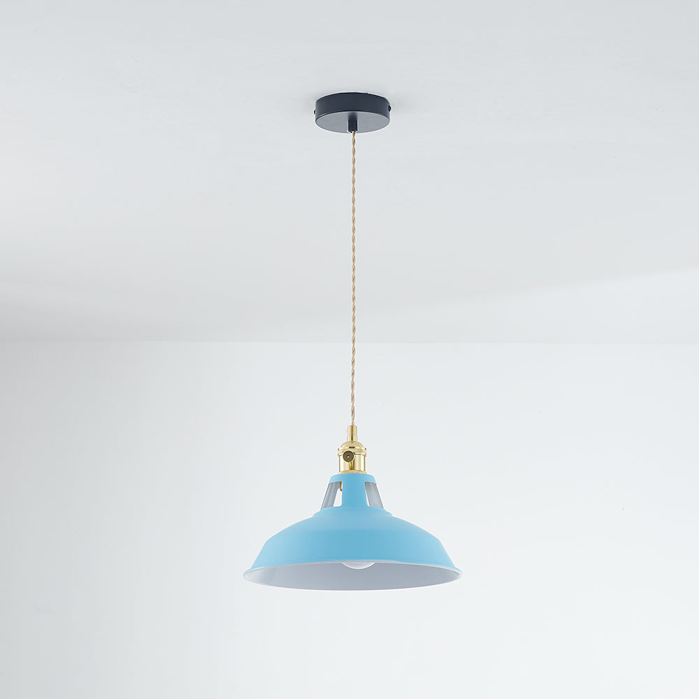 Valentina Nordica Metal LED Lámpara Colgante Negra/Blanca