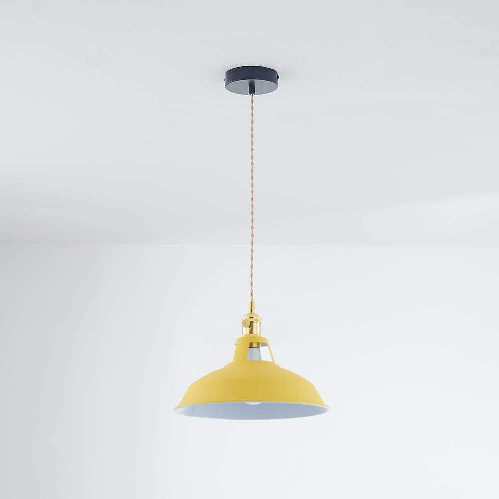 Valentina Nordica Metal LED Lámpara Colgante Negra/Blanca