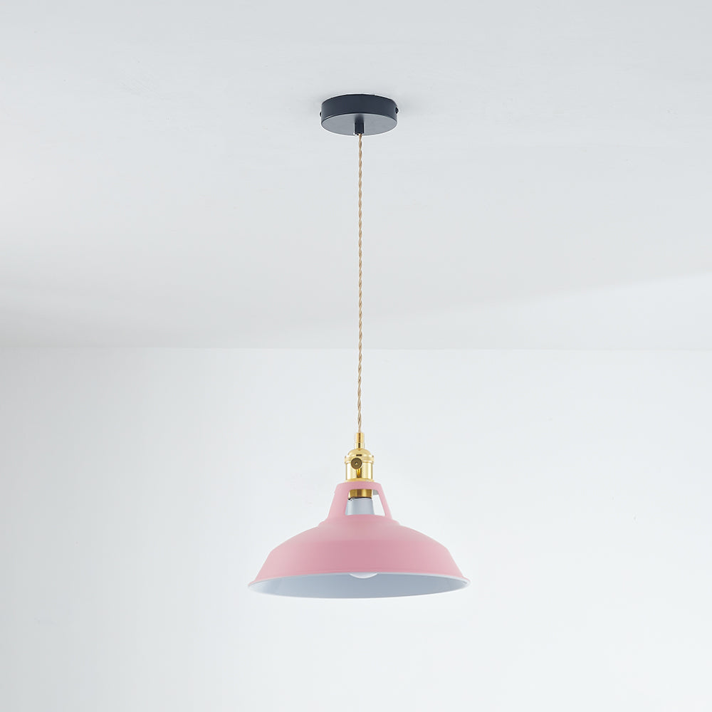 Valentina Nordica Metal LED Lámpara Colgante Negra/Blanca