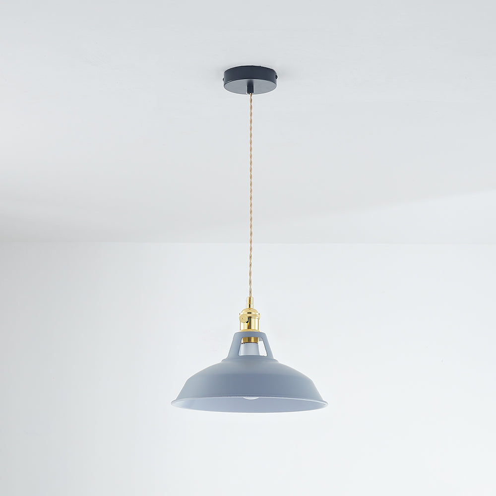 Valentina Nordica Metal LED Lámpara Colgante Negra/Blanca
