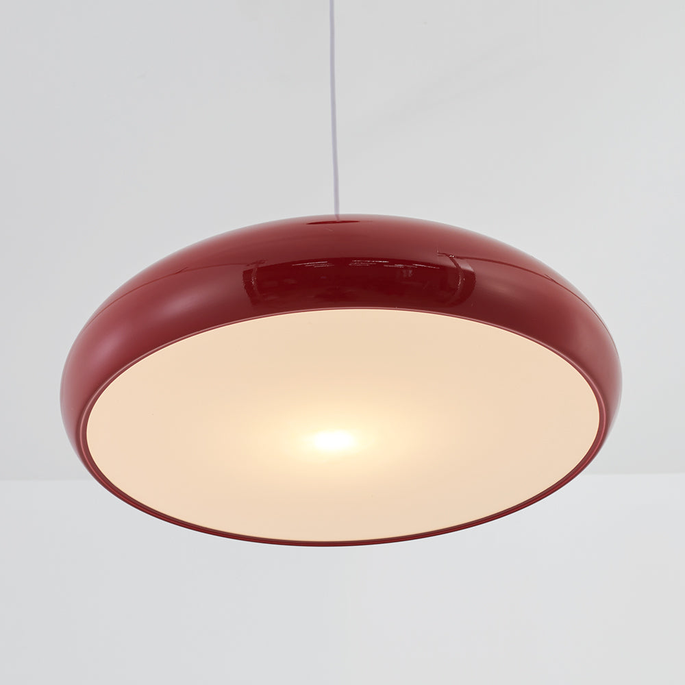 Arisha Nordica Doma Metal/Acrílico Lámpara Colgante Negra/Blanca