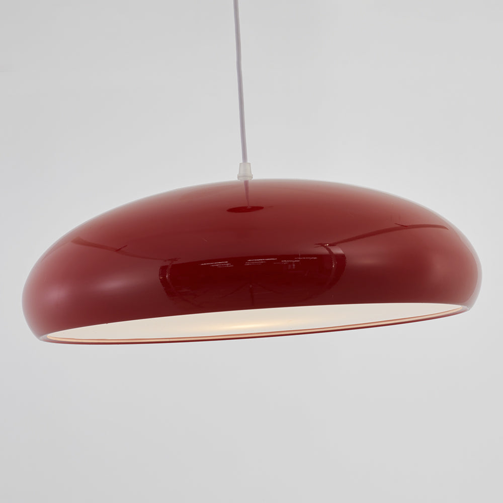 Arisha Nordica Doma Metal/Acrílico Lámpara Colgante Negra/Blanca