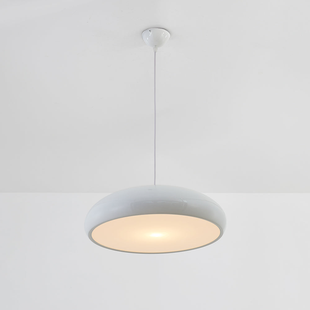 Arisha Nordica Doma Metal/Acrílico Lámpara Colgante Negra/Blanca