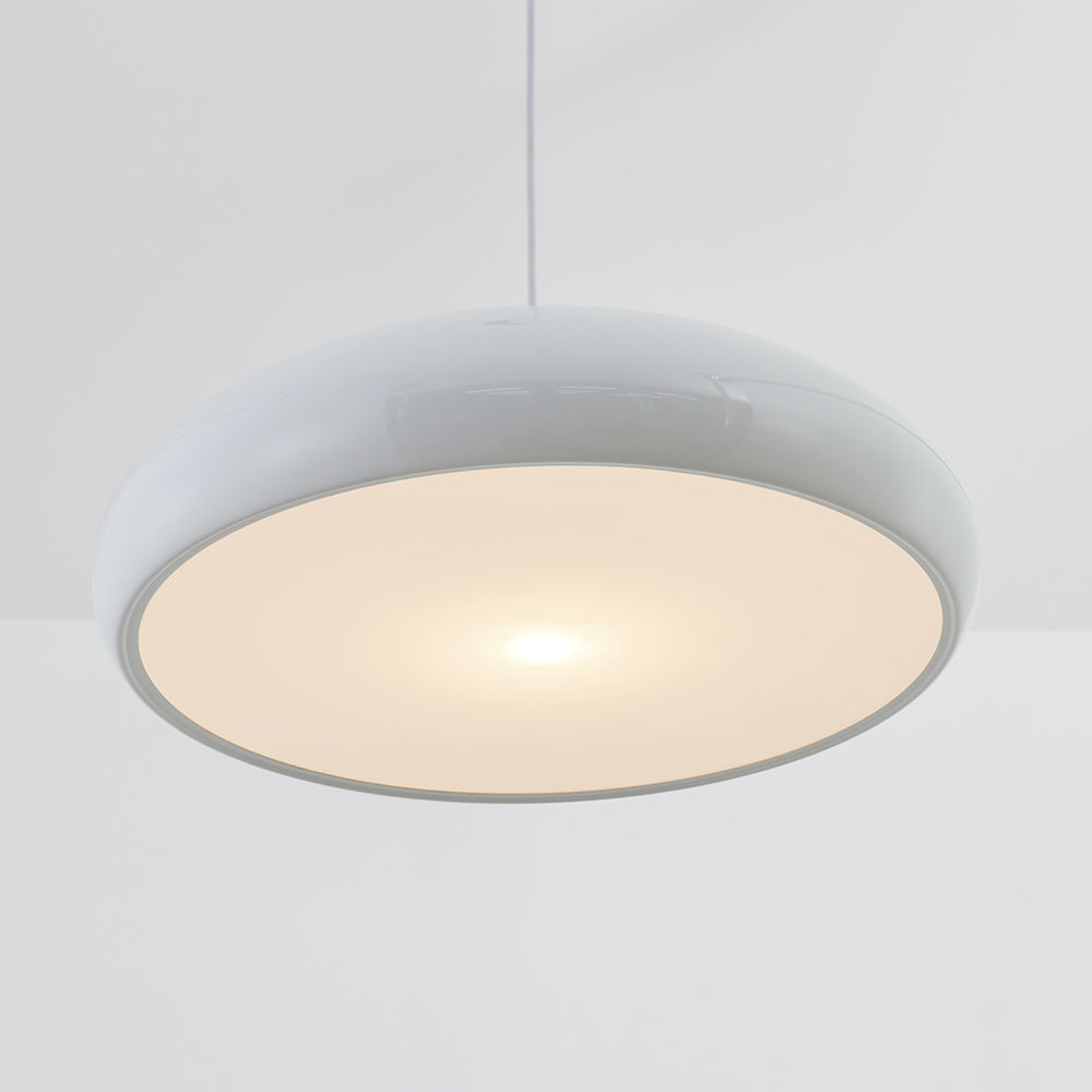 Arisha Nordica Doma Metal/Acrílico Lámpara Colgante Negra/Blanca