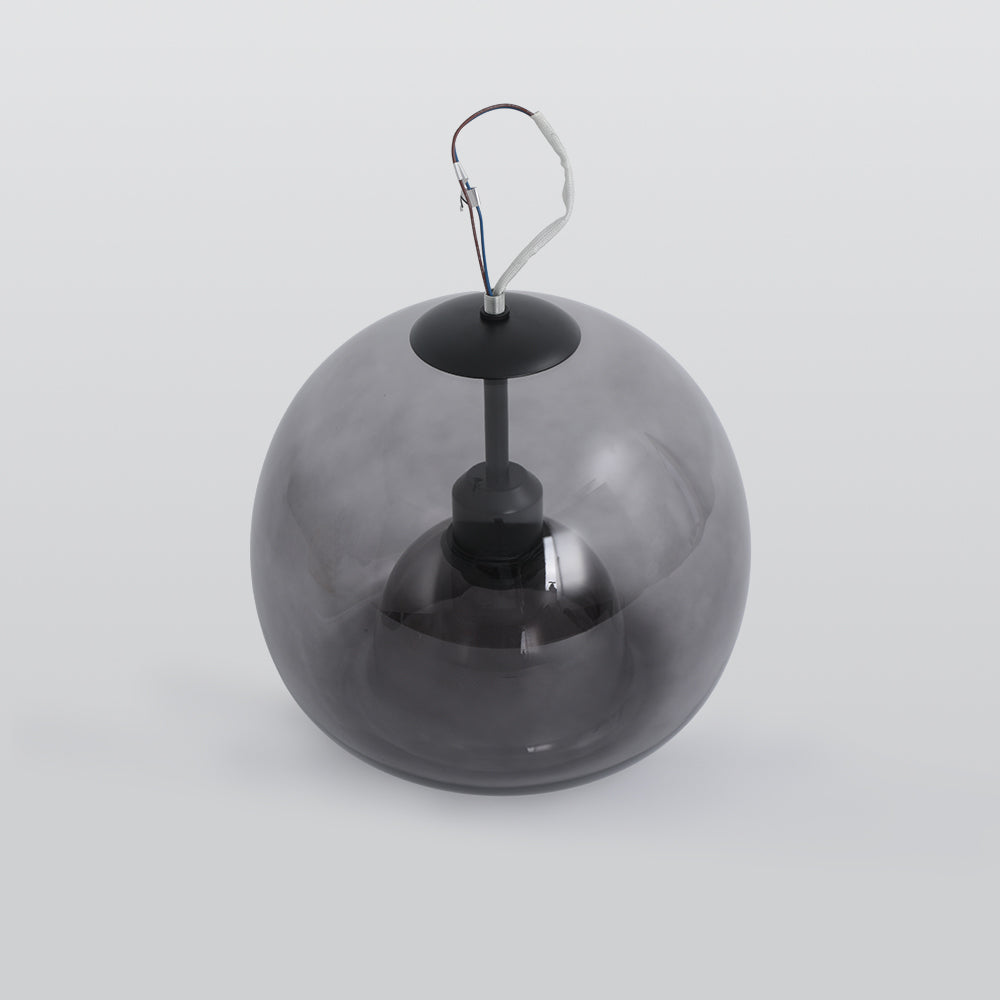 Arisha Moderna Bola Metal/Vidrio Lámpara de Techo/ Colgante Dorada/Negra