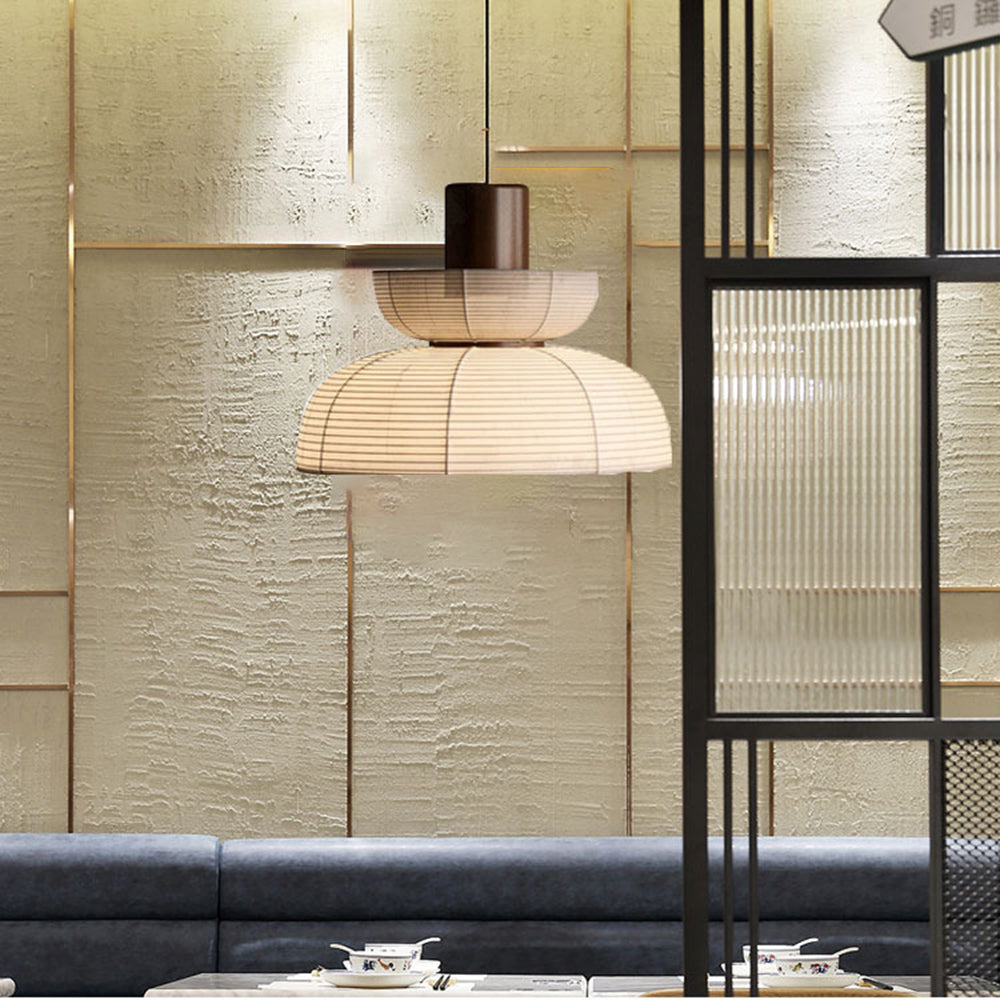 Ritta Moderna Decorativa Tale/Metal Lámpara Colgante Beige/Blanca
