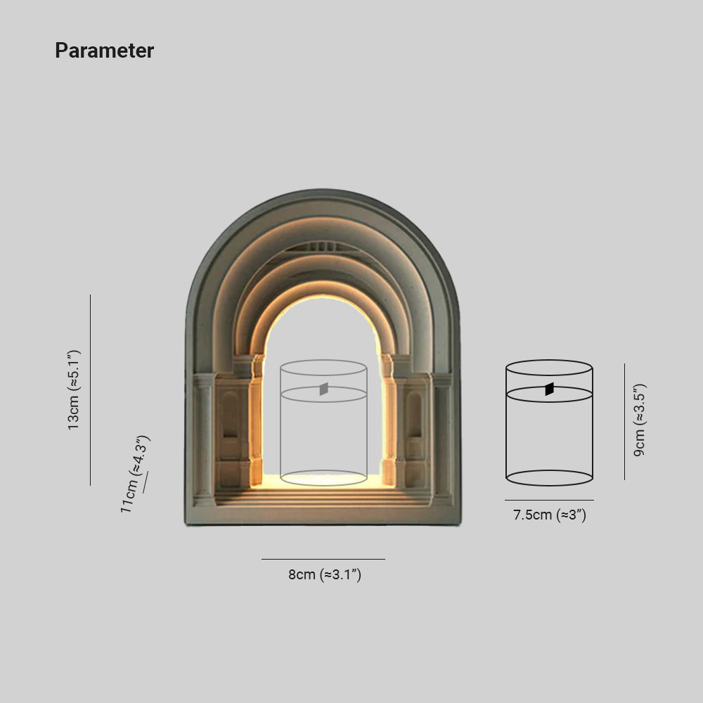 Ray Moderna Diseño Yeso Lámpara de Mesa 2 Estilos Blanca