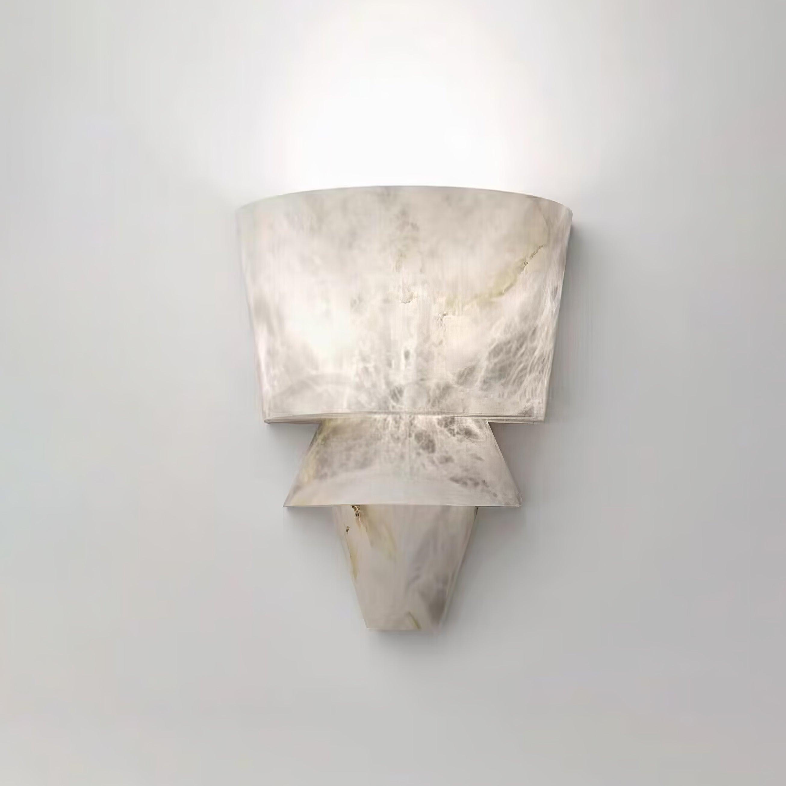 Vyloren Tiered Alabaster Wall Light - Letslighting