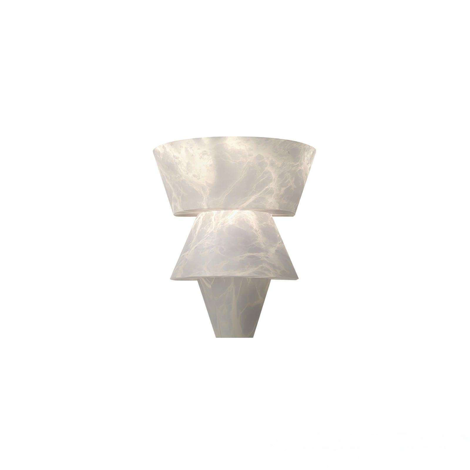 Vyloren Tiered Alabaster Wall Light - Letslighting