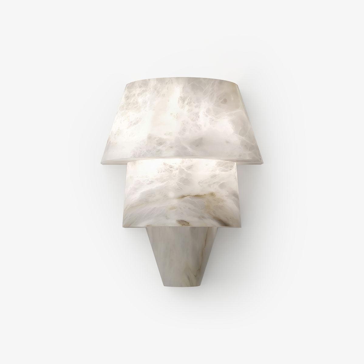 Vyloren Tiered Alabaster Wall Light - Letslighting