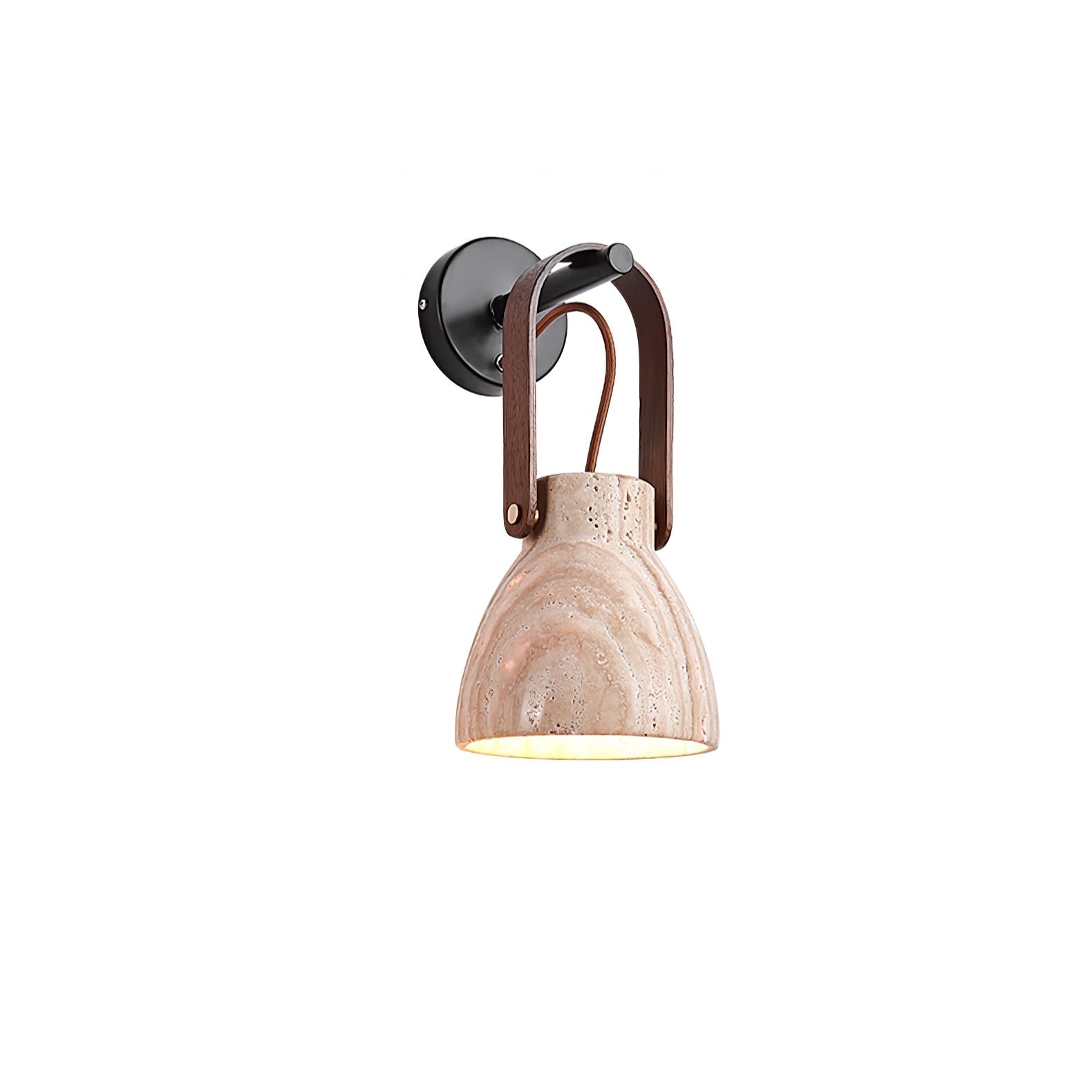 Travertine Lantern Wall Light - Letslighting