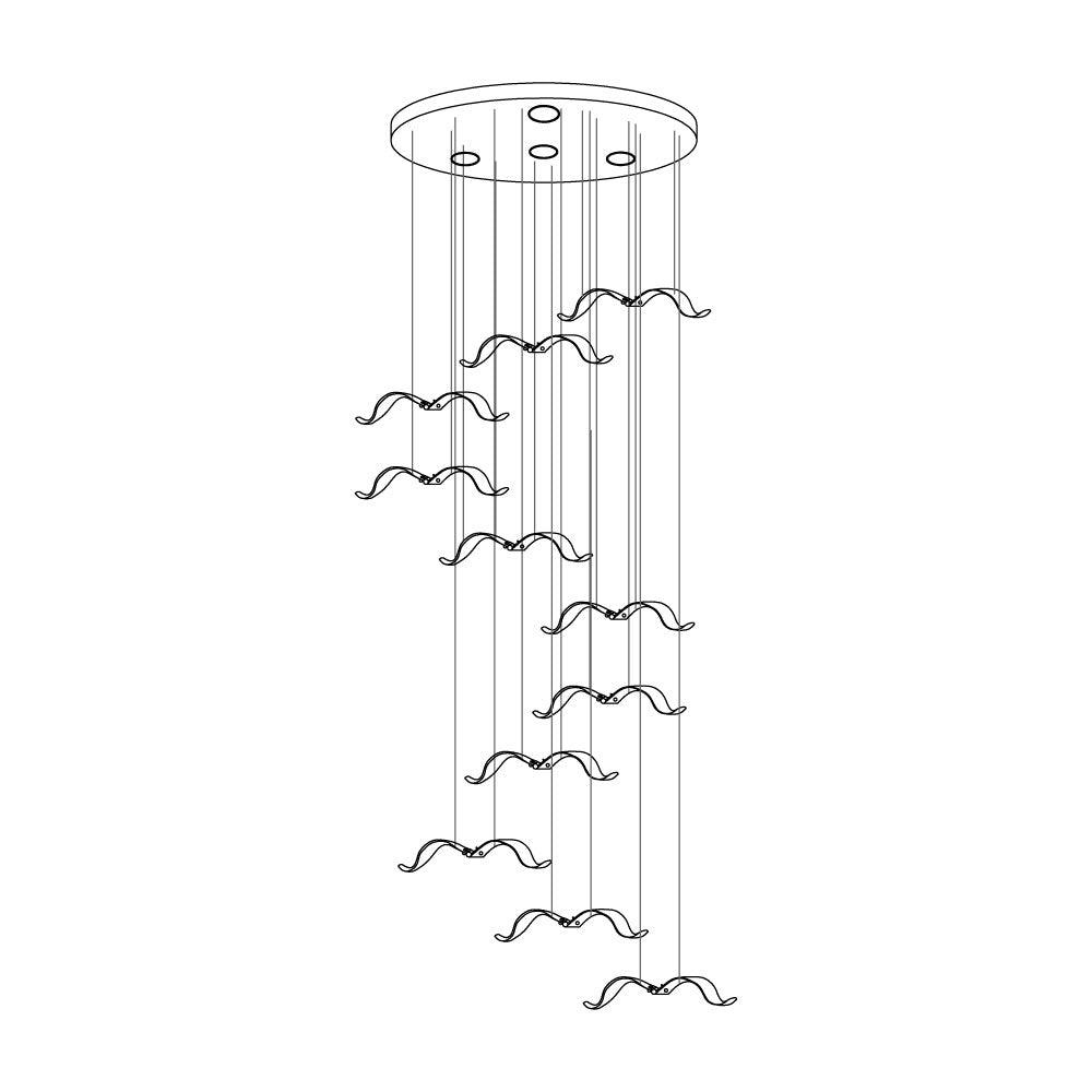 Acariel Luxury Large Seagull Glass Chandelier - Letslighting