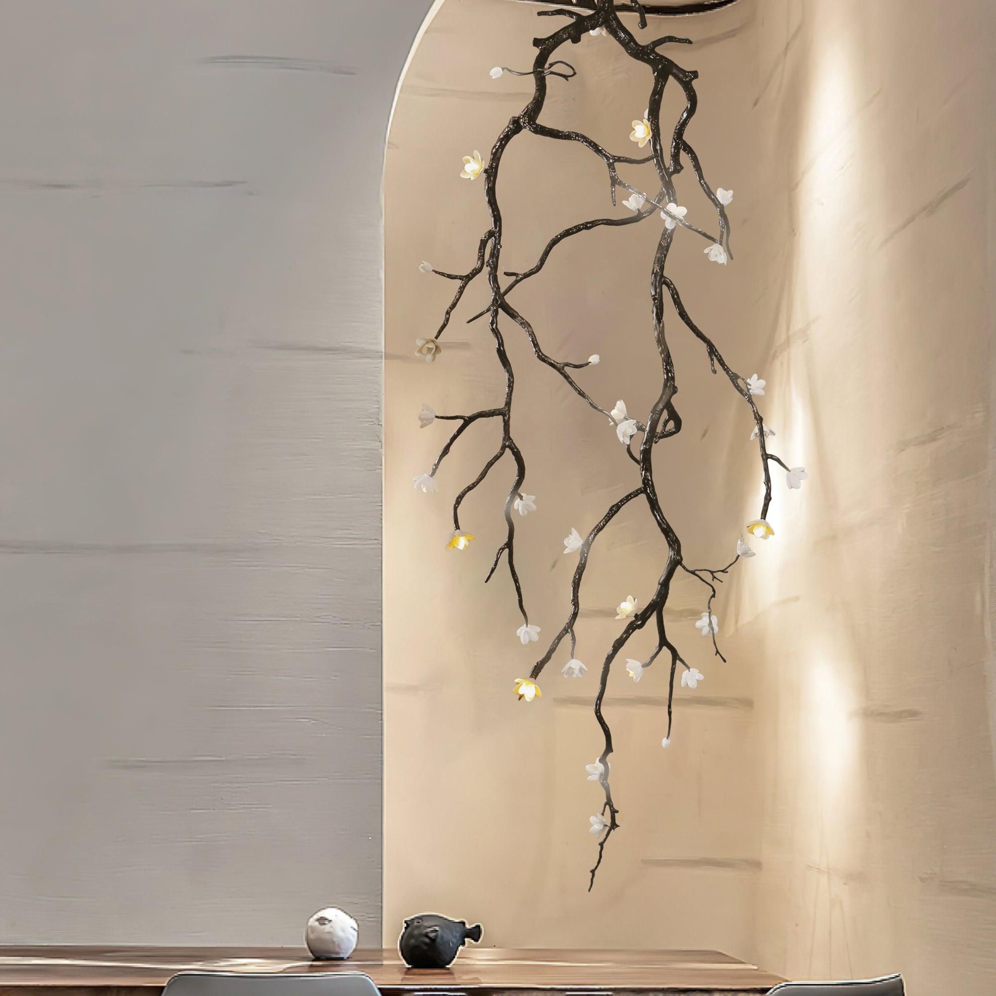 Large Long Branch Flower Chandelier - Letslighting