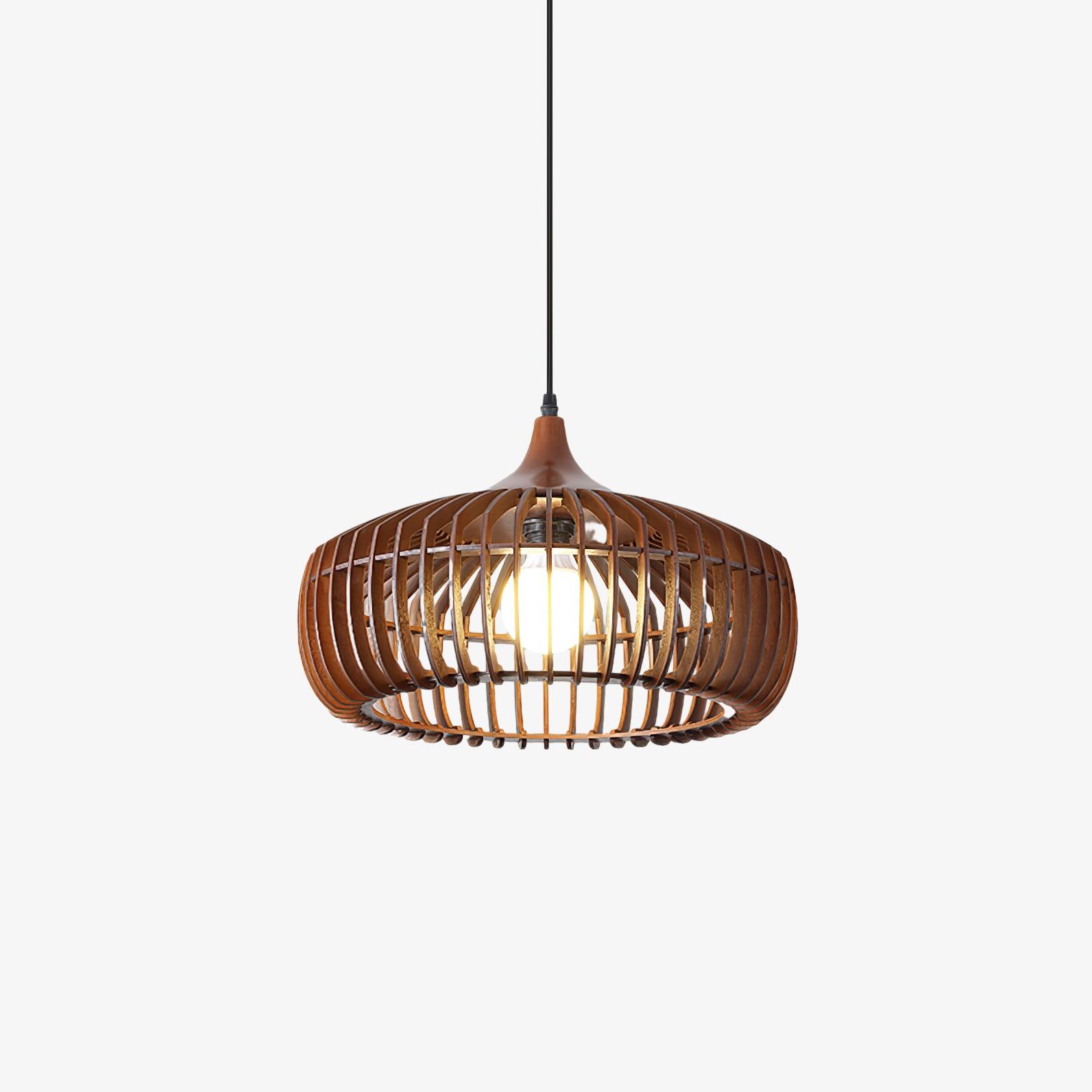 Lattice Nest Wooden Pendant Lamp - Letslighting