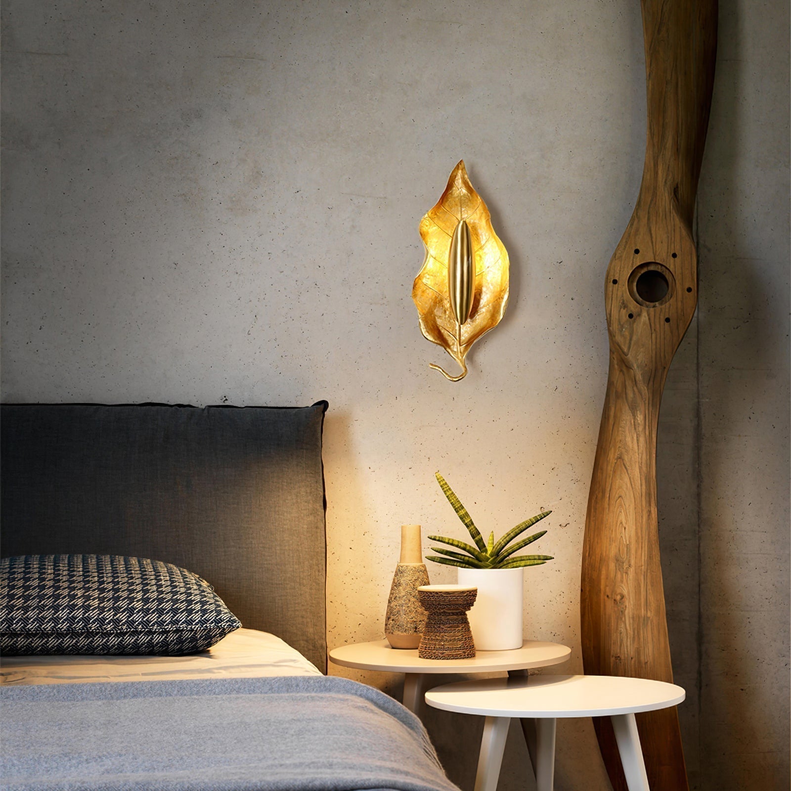 Leaf Brass Wall Lamp - Letslighting