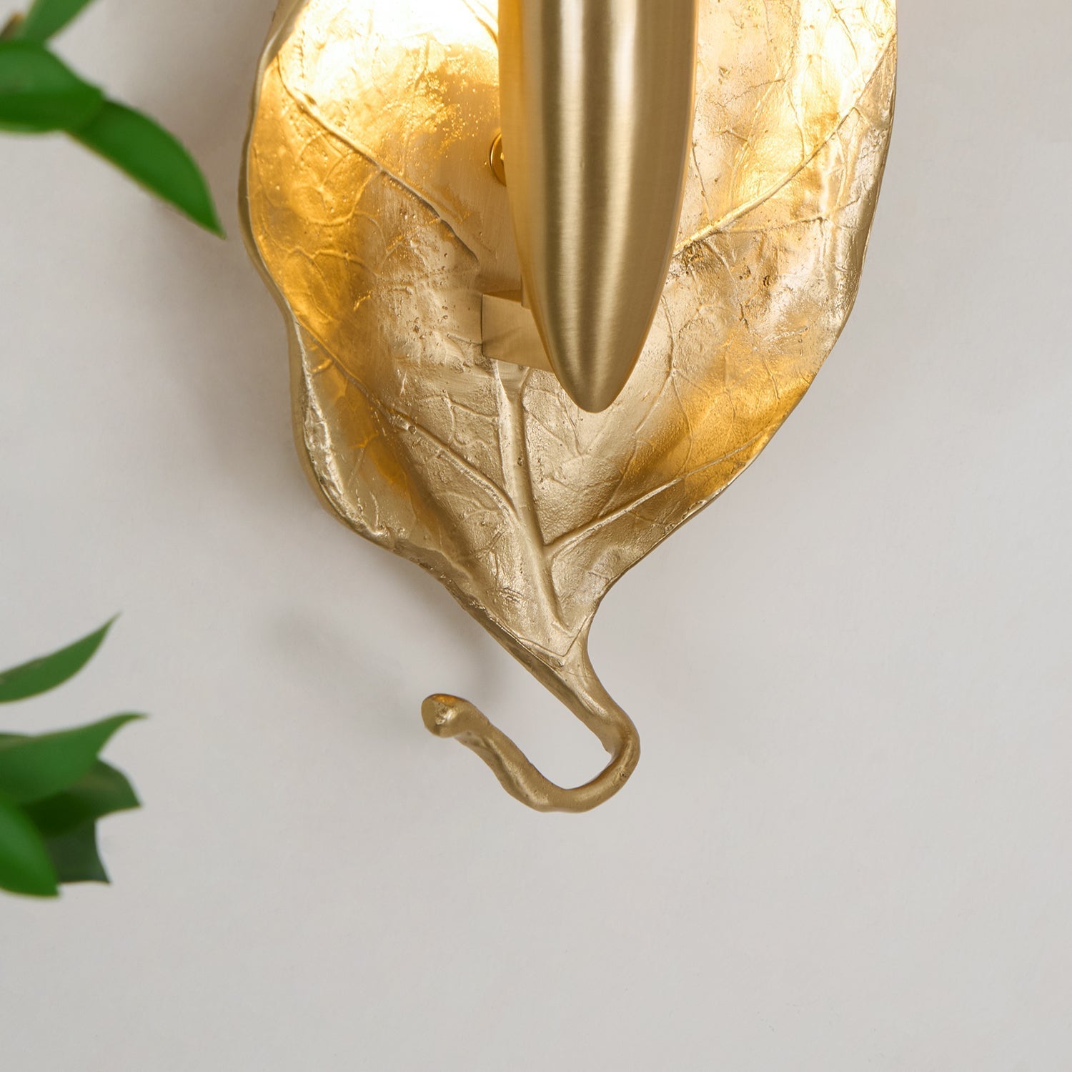 Leaf Brass Wall Lamp - Letslighting