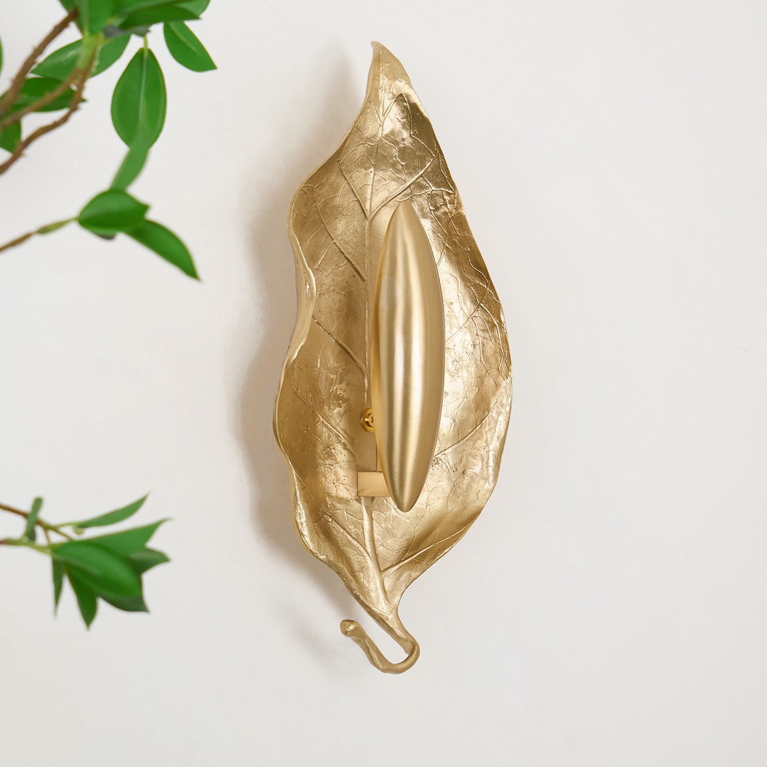 Leaf Brass Wall Lamp - Letslighting