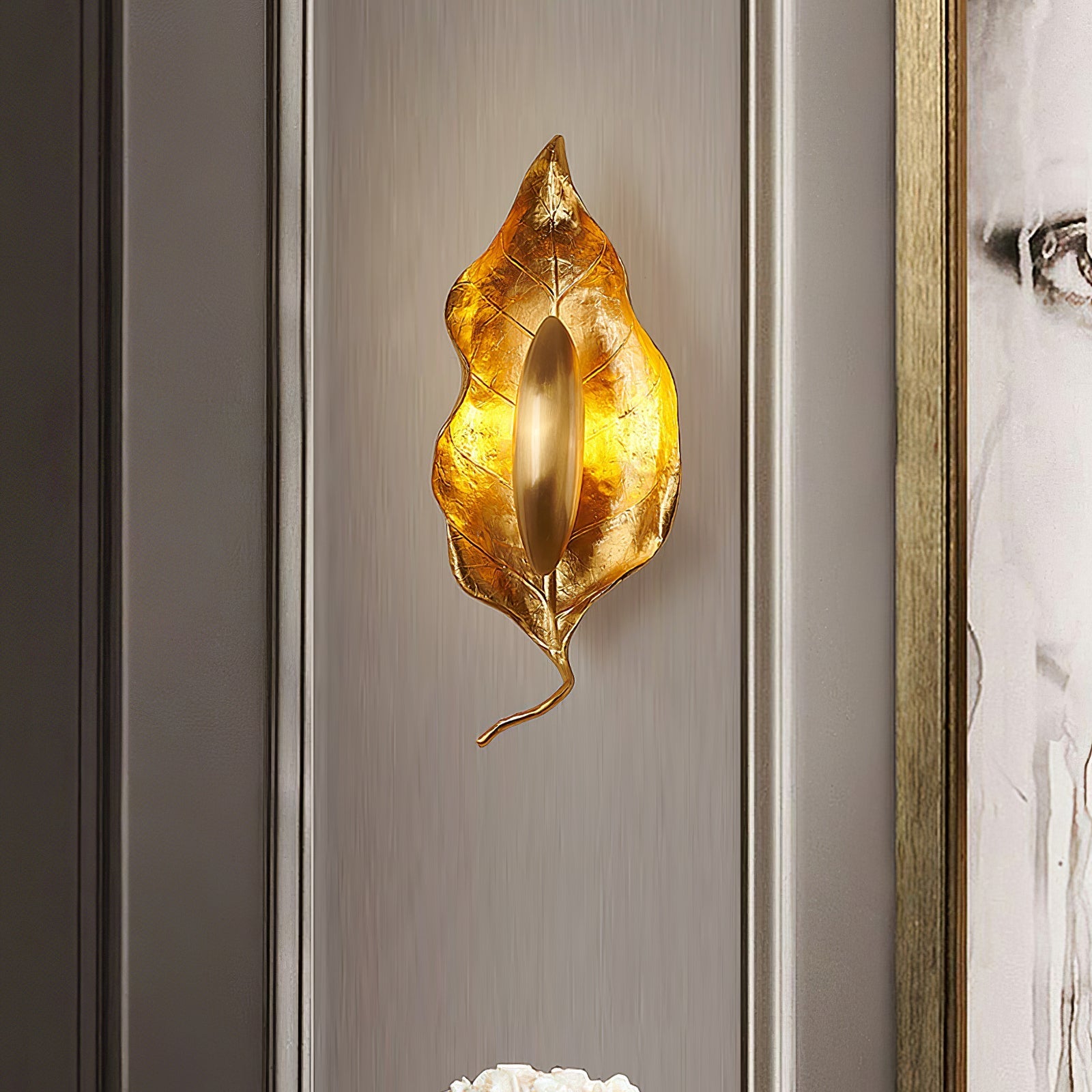 Leaf Brass Wall Lamp - Letslighting