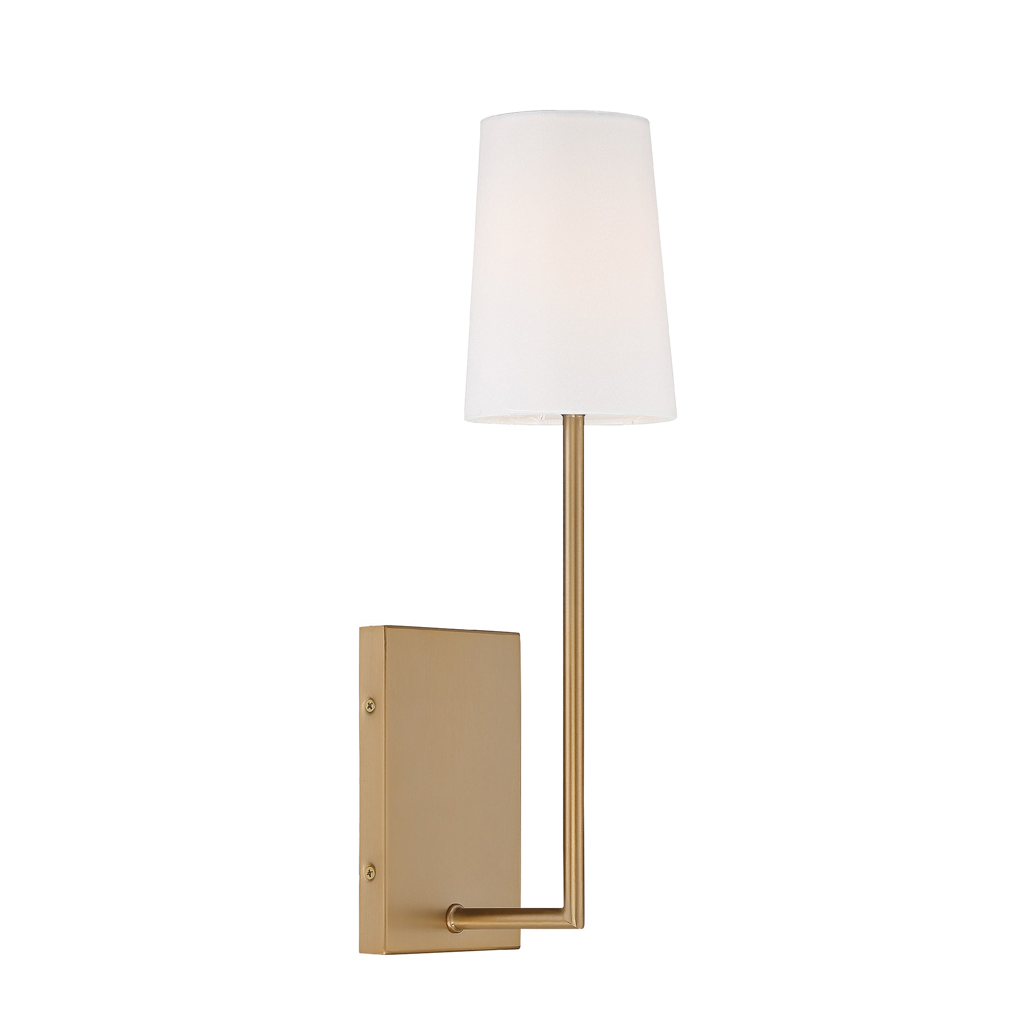 Sytheir Vintage Art Brass Fabric Wall Lamp - Lamp Copper