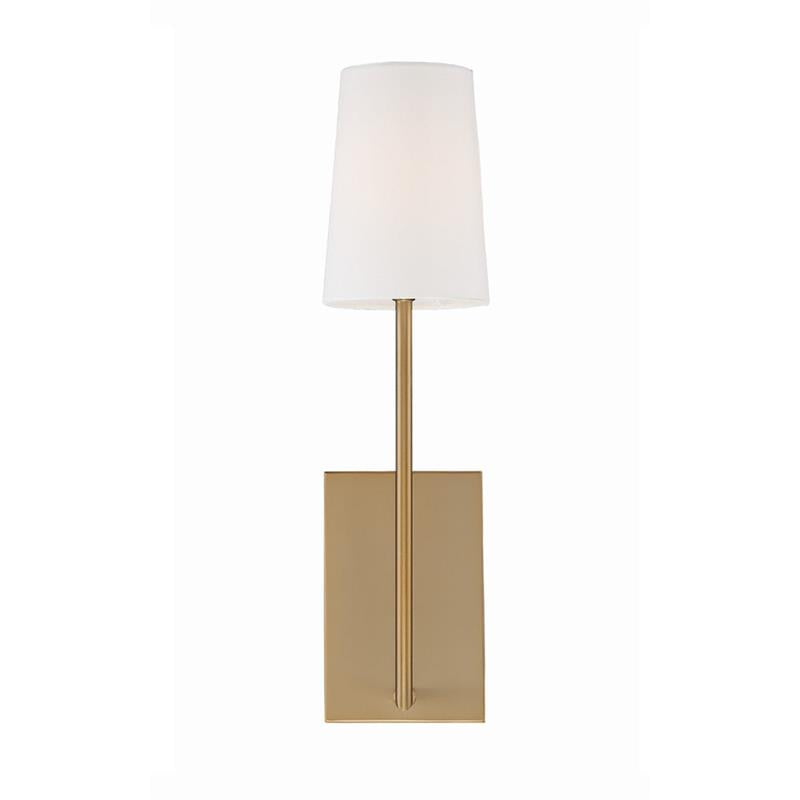 Sytheir Vintage Art Brass Fabric Wall Lamp - Lamp Copper