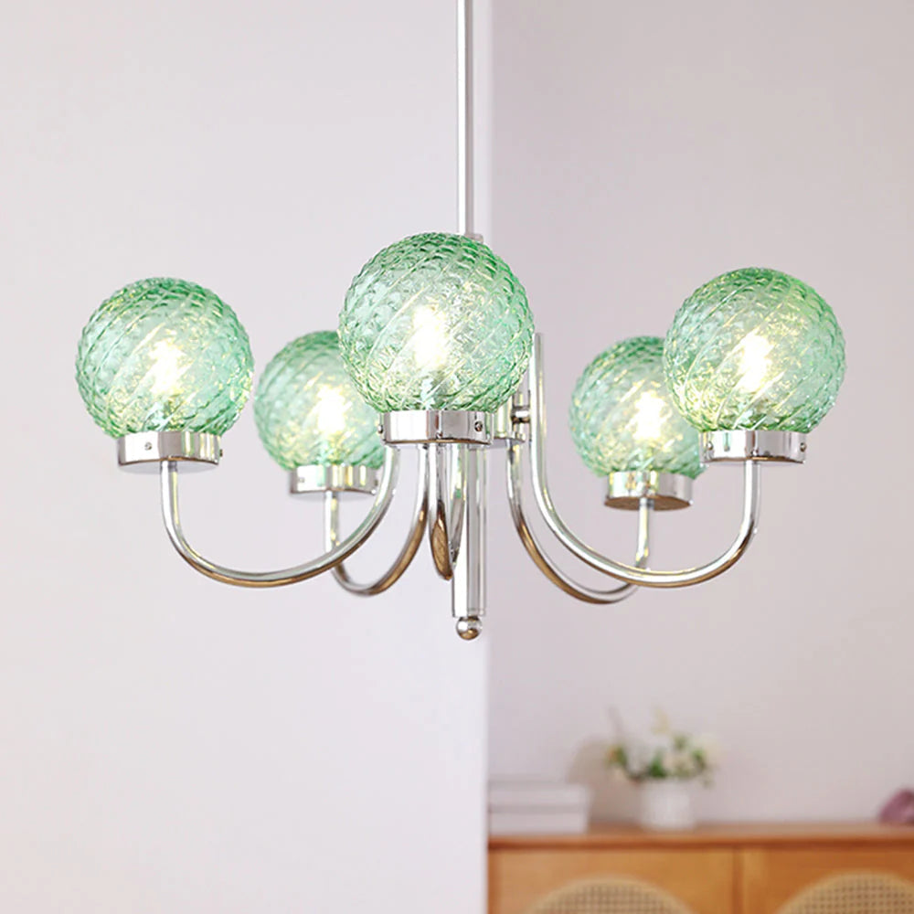 Valentina Moda LED Lámpara Colgante Vidrio/Metal Cocina/Dormitorio