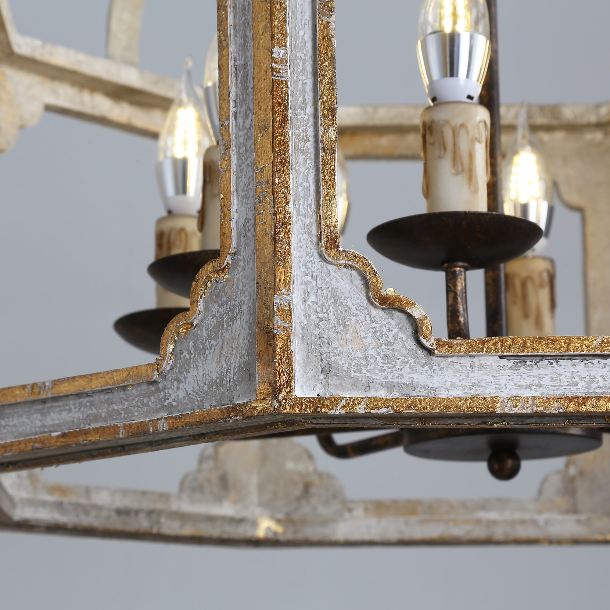 Virinira Individual Creativity Country Wooden Metal Pendant Lamp - Lamp Copper