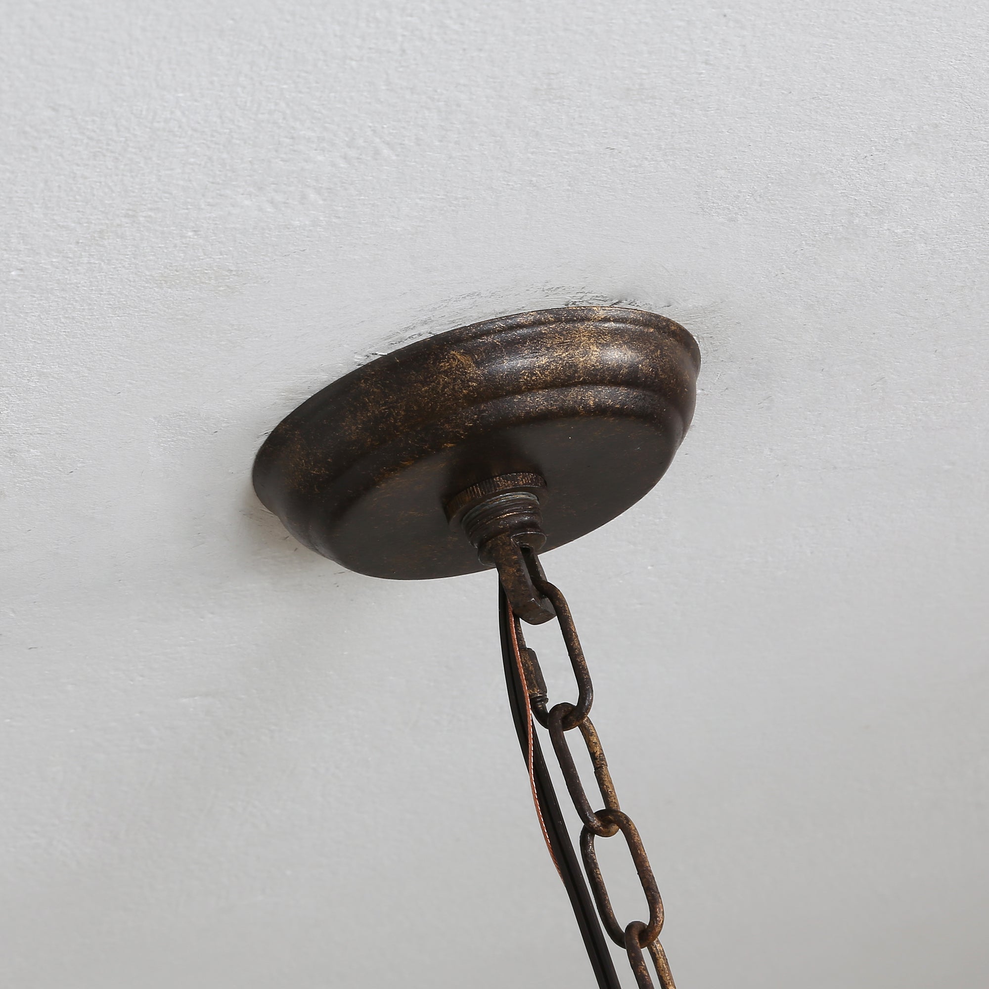 Virinira Individual Creativity Country Wooden Metal Pendant Lamp - Lamp Copper