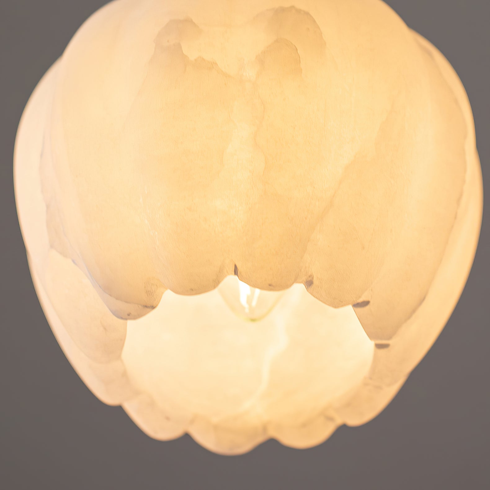 Ritta Pendant Light Flower-shaped Alabaster