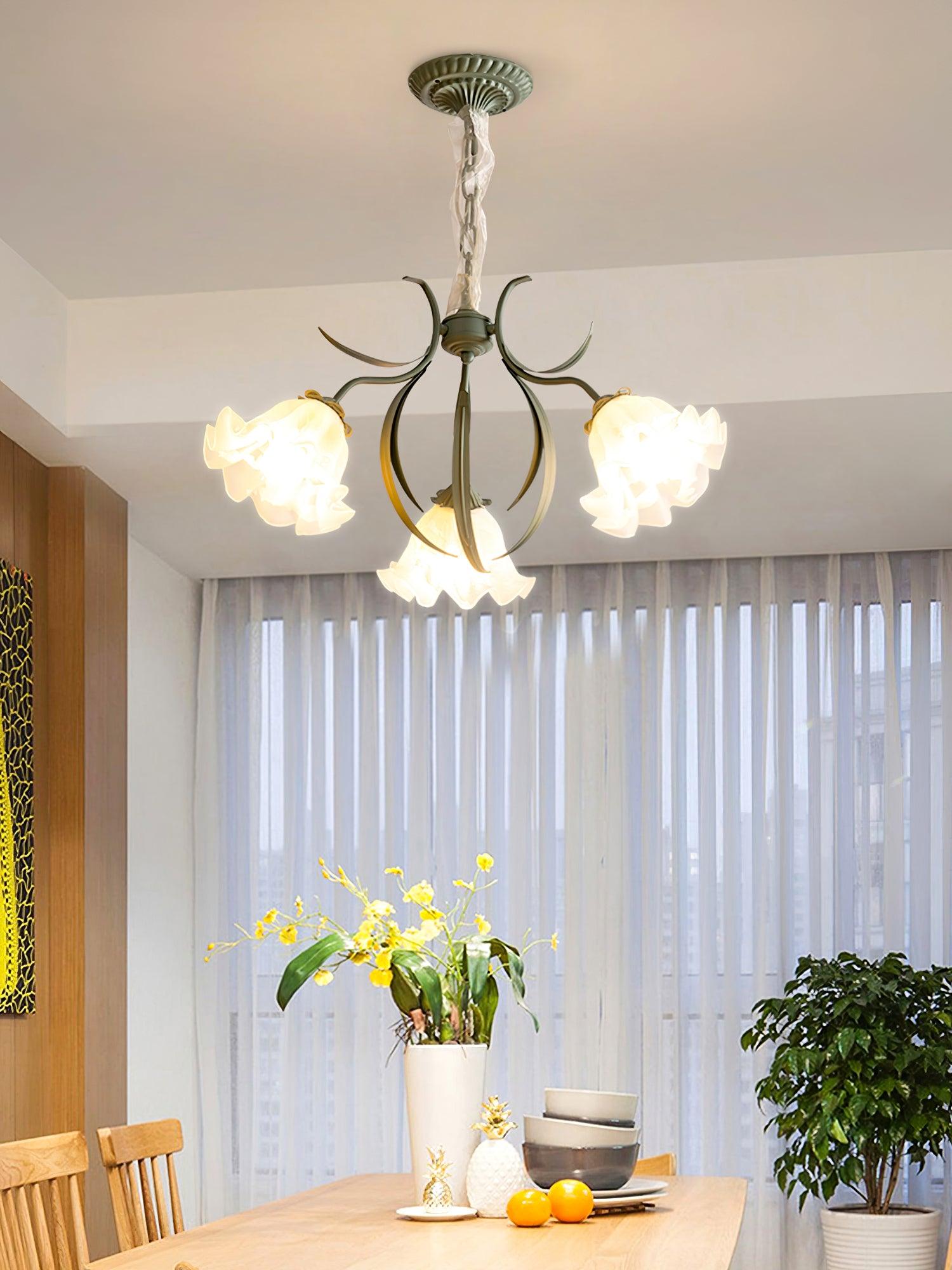 Lily of the Valley Flower Chandelier - Letslighting