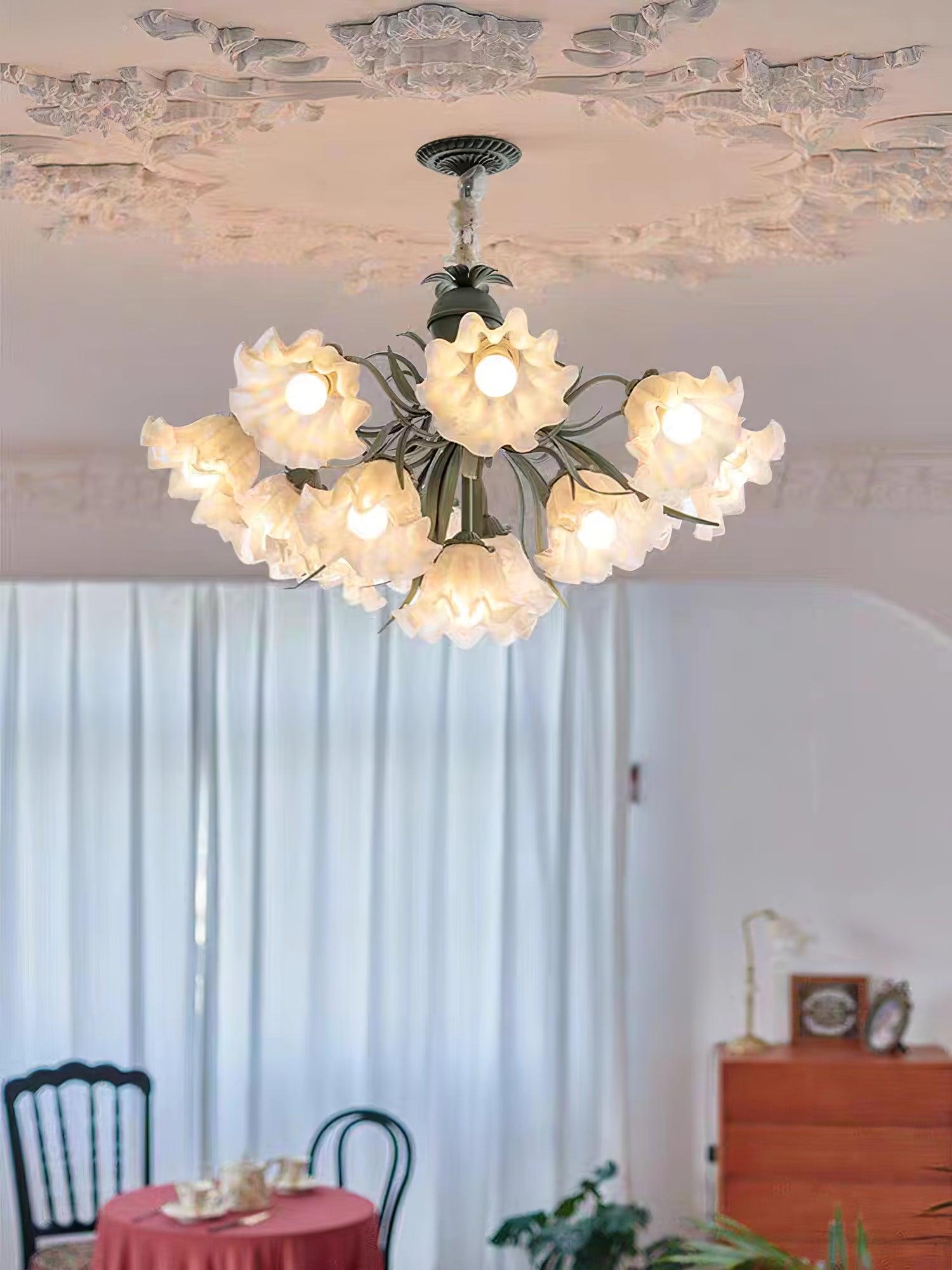 Lily of the Valley Flower Chandelier - Letslighting