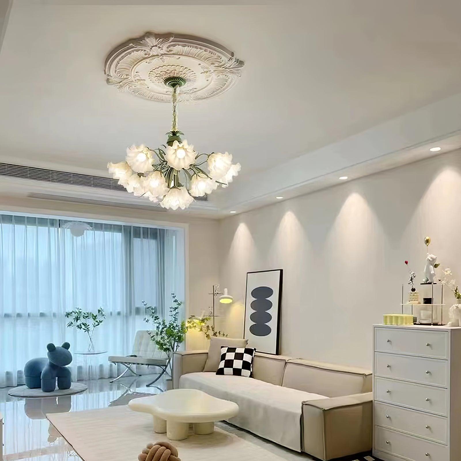 Lily of the Valley Flower Chandelier - Letslighting
