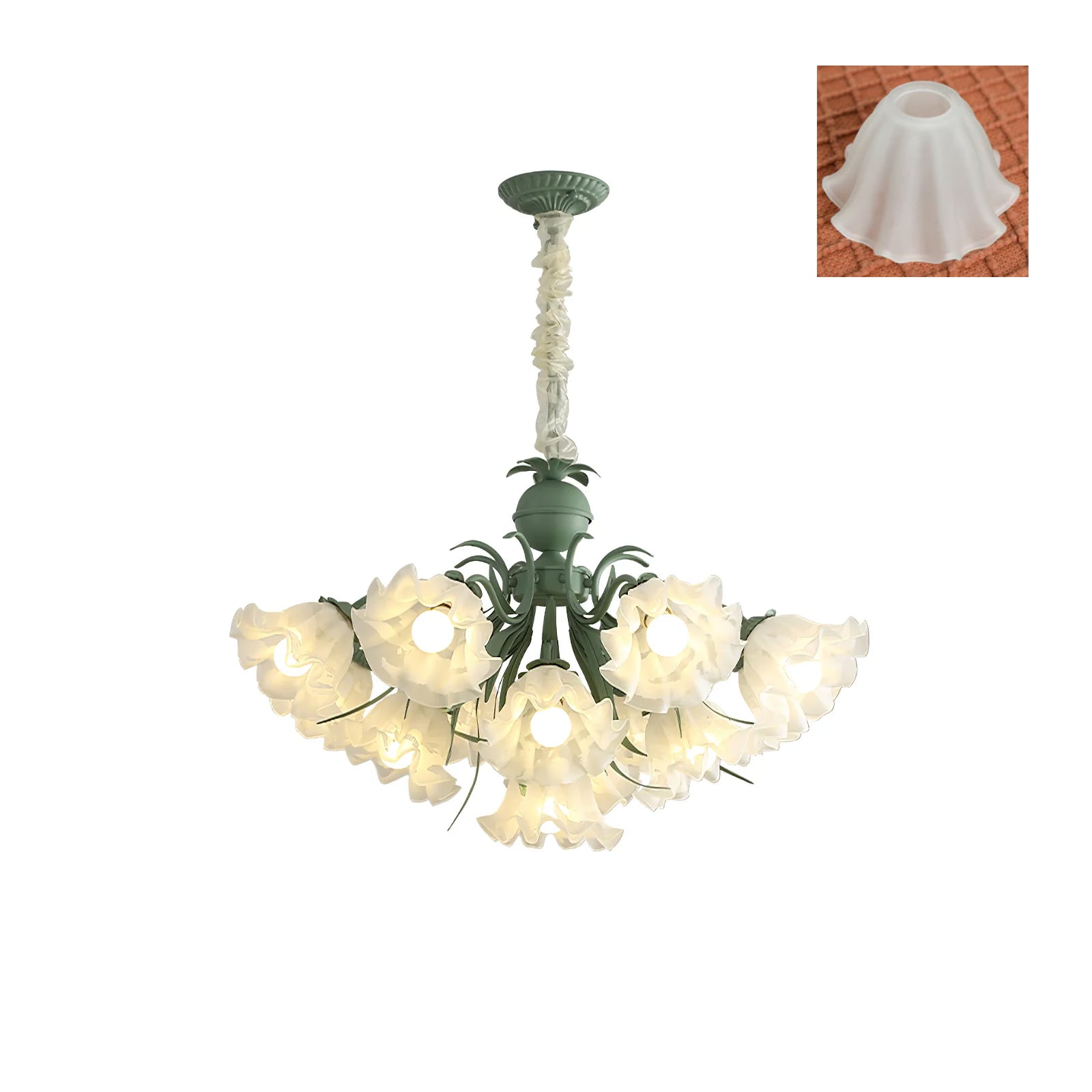 Lily of the Valley Flower Chandelier - Letslighting