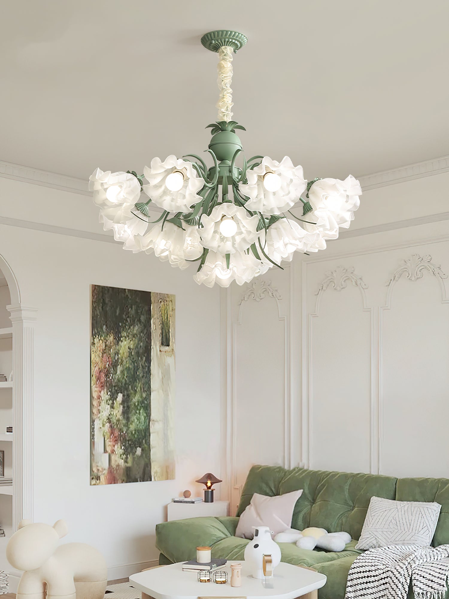 Lily of the Valley Flower Chandelier - Letslighting