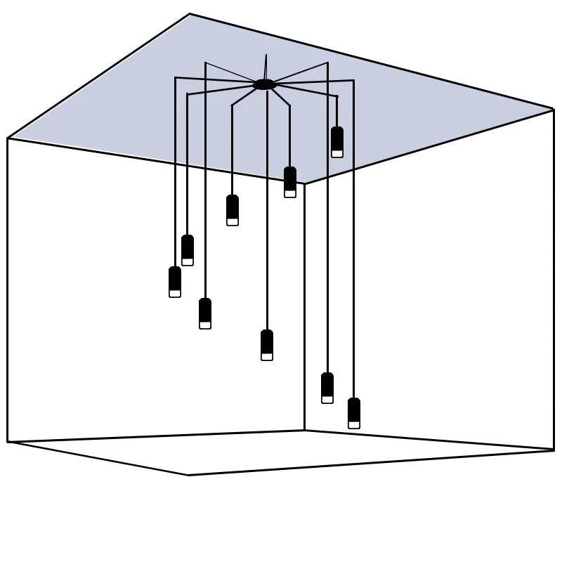Line Form Pendant light - Letslighting
