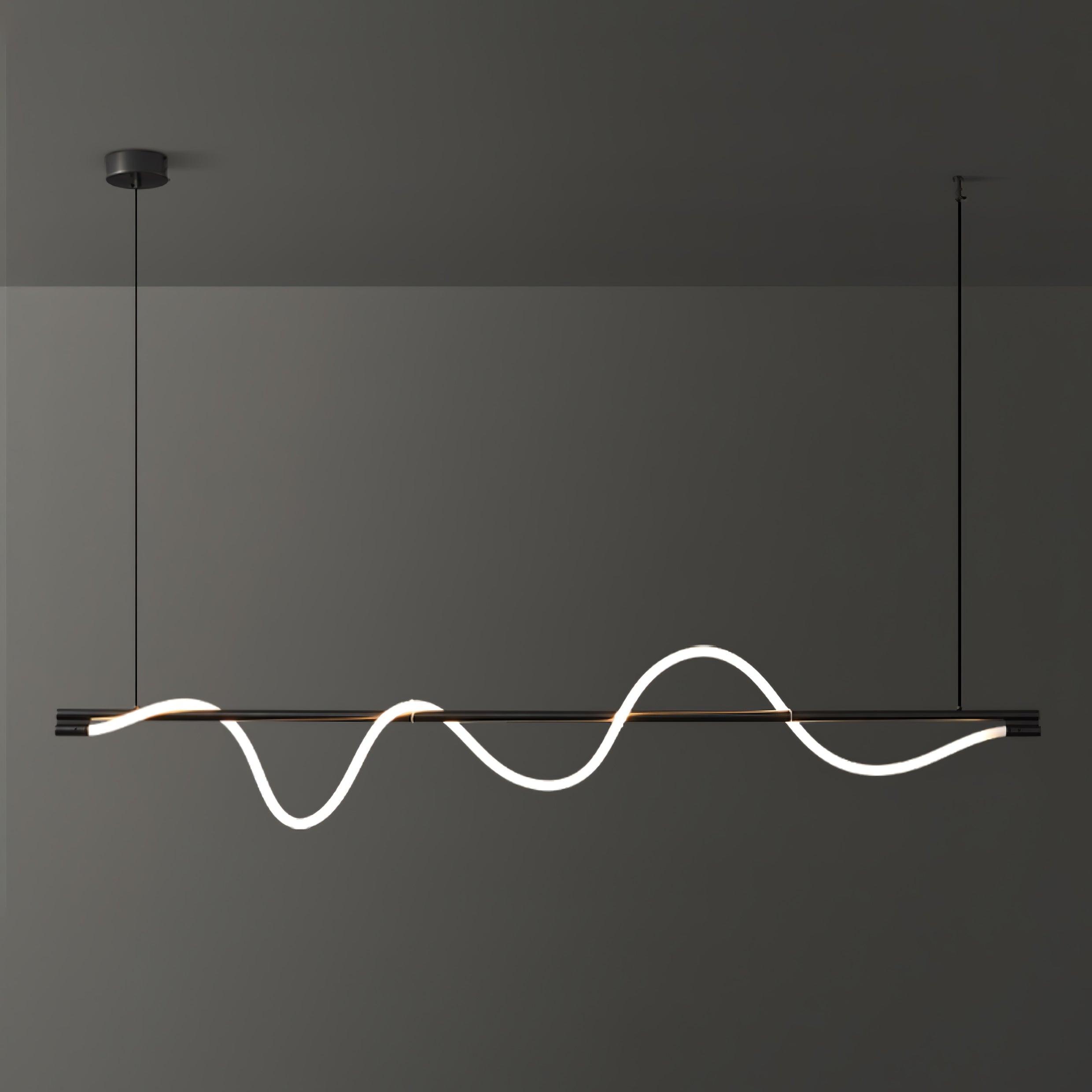 Linear Curve Island Pendant Lamp - Letslighting