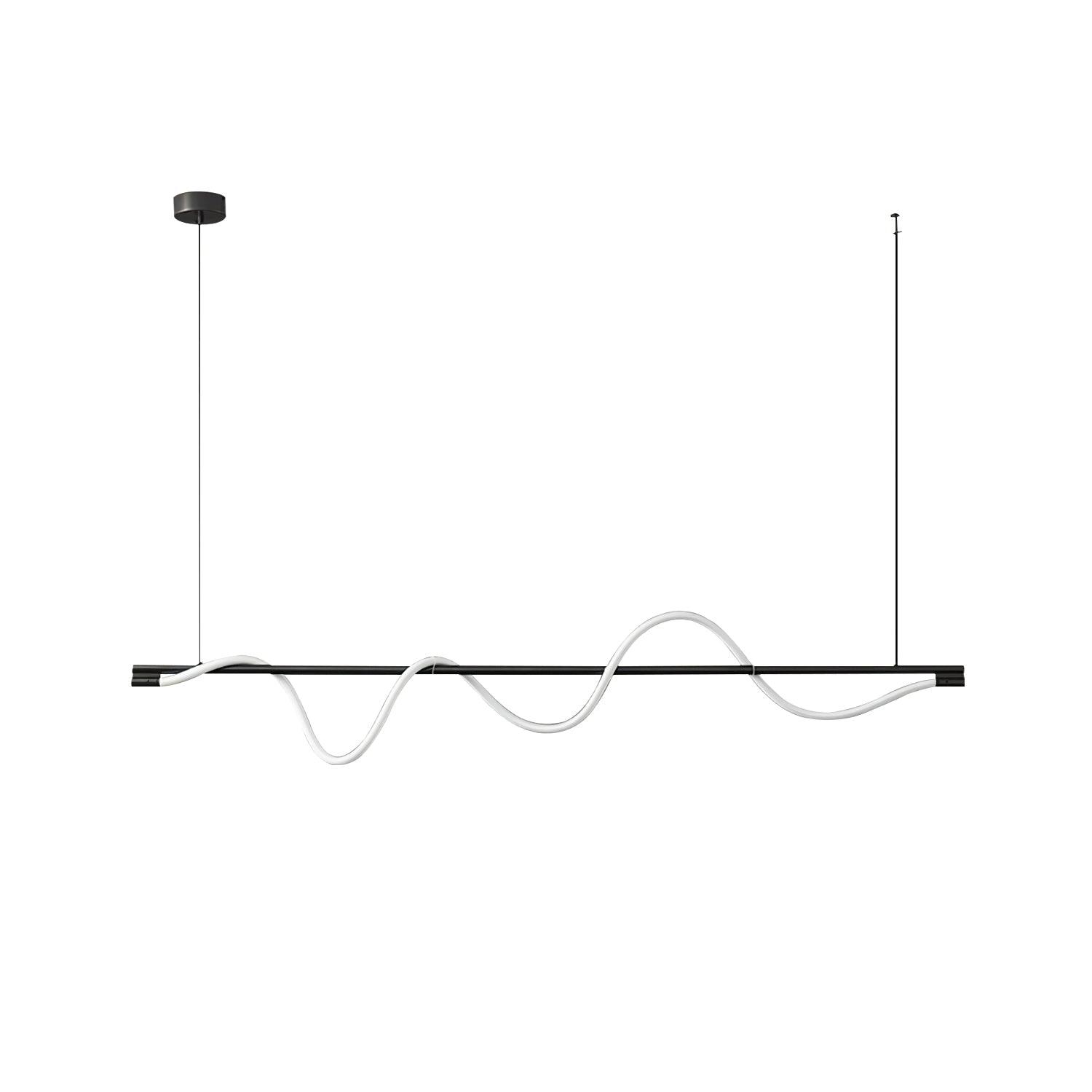 Linear Curve Island Pendant Lamp - Letslighting