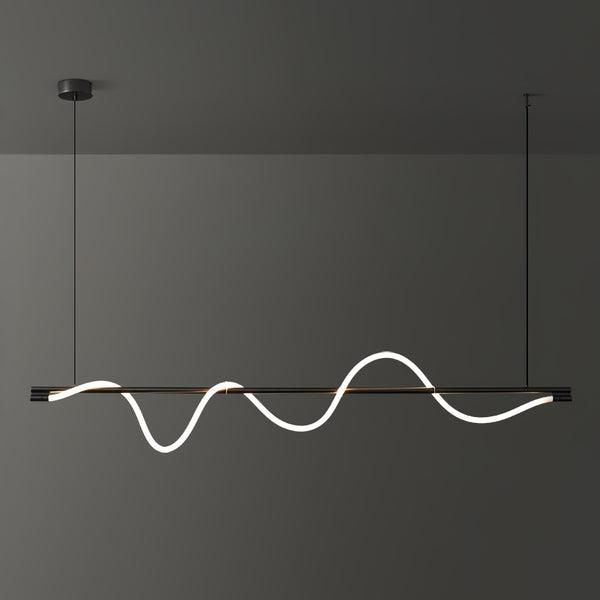 Linear Curve Island Pendant Lamp - Letslighting