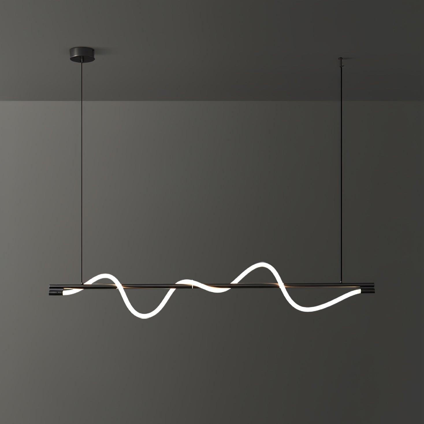 Linear Curve Island Pendant Lamp - Letslighting