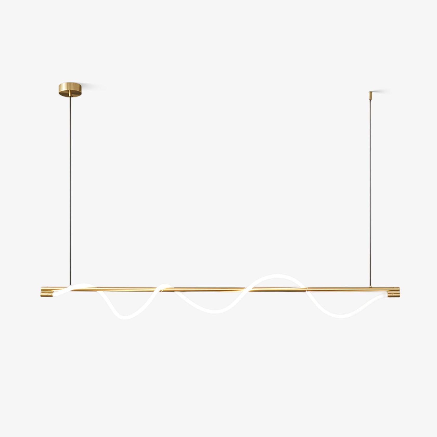 Linear Curve Island Pendant Lamp - Letslighting
