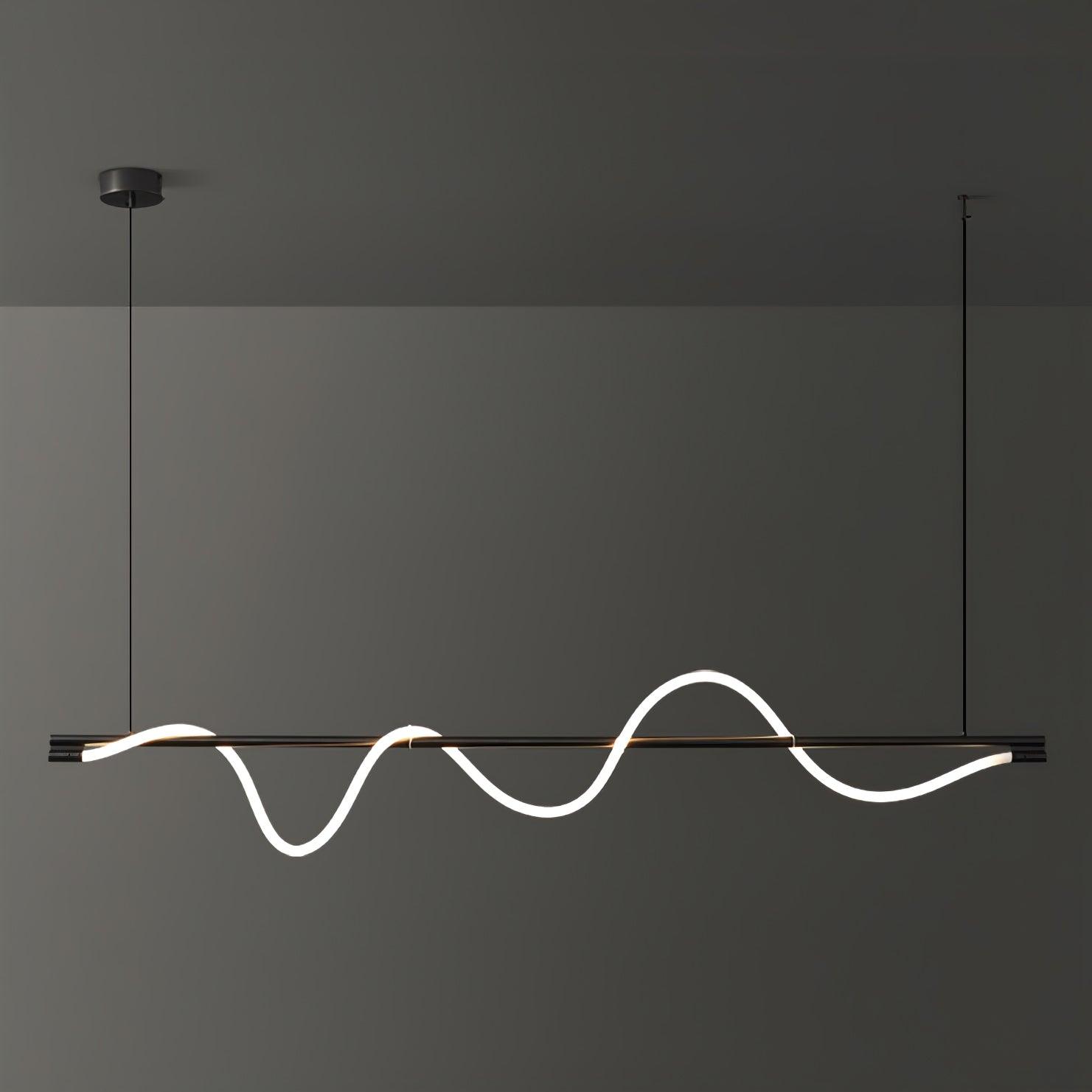 Linear Curve Island Pendant Lamp - Letslighting