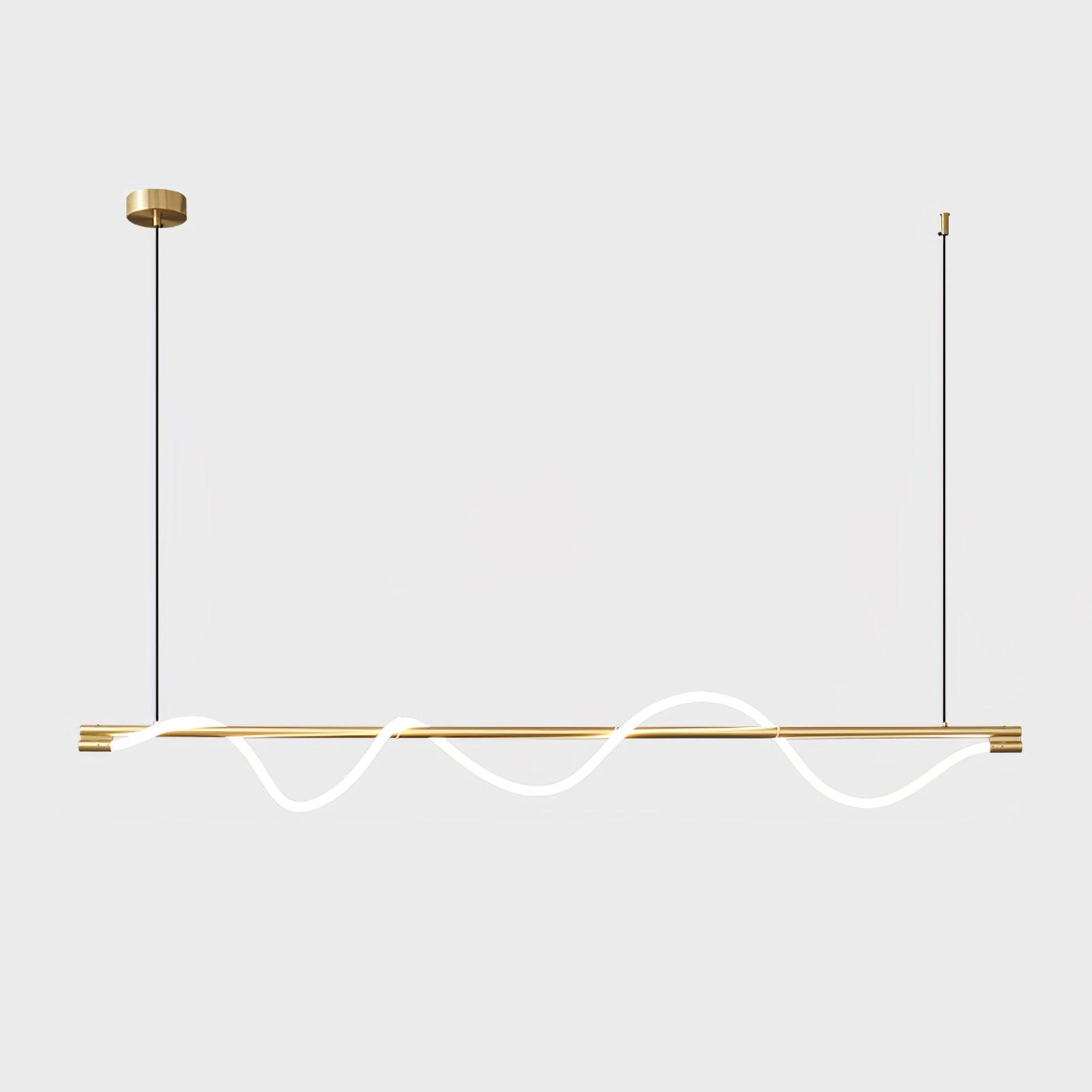 Linear Curve Island Pendant Lamp - Letslighting