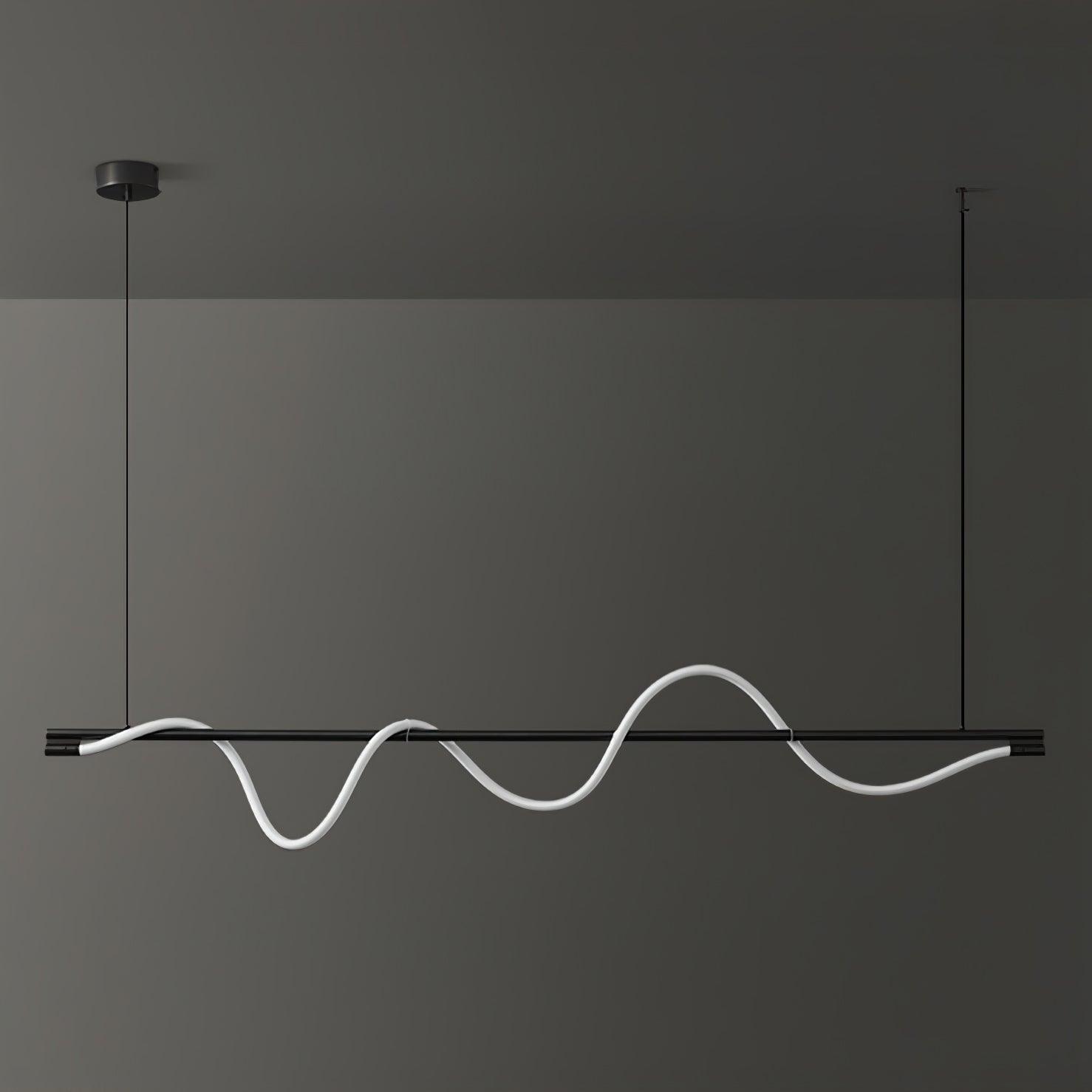 Linear Curve Island Pendant Lamp - Letslighting