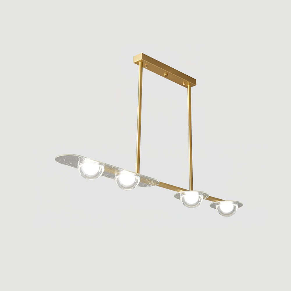 Aurora Pendant Lamp Linear Glass Minimalist - Letslighting